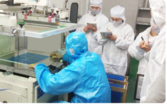 鸿运国际触摸屏厂拓展